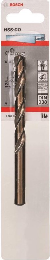 BOSCH - METAALBOOR HSS-CO DIN338 9