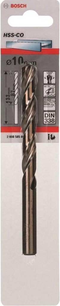 BOSCH - METAALBOOR HSS-CO DIN338 10