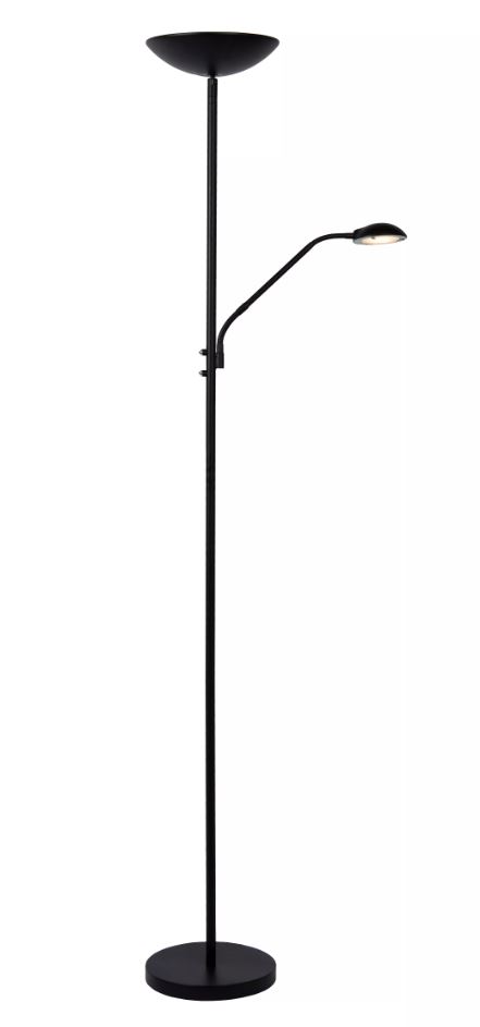 ZENITH LEESLAMP LED 20W DIMB ZWART