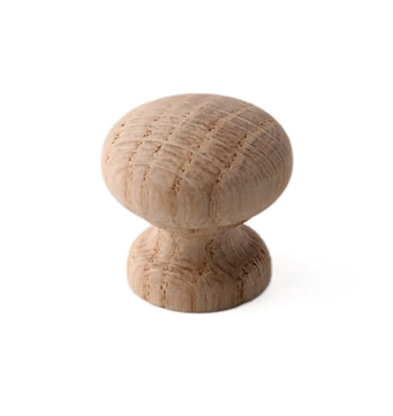 Meubelknop rond eik 27mm