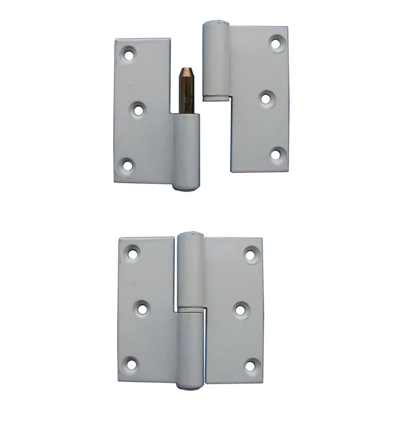 3 Paumellen ALU - wit - rechts+18S - 80MM