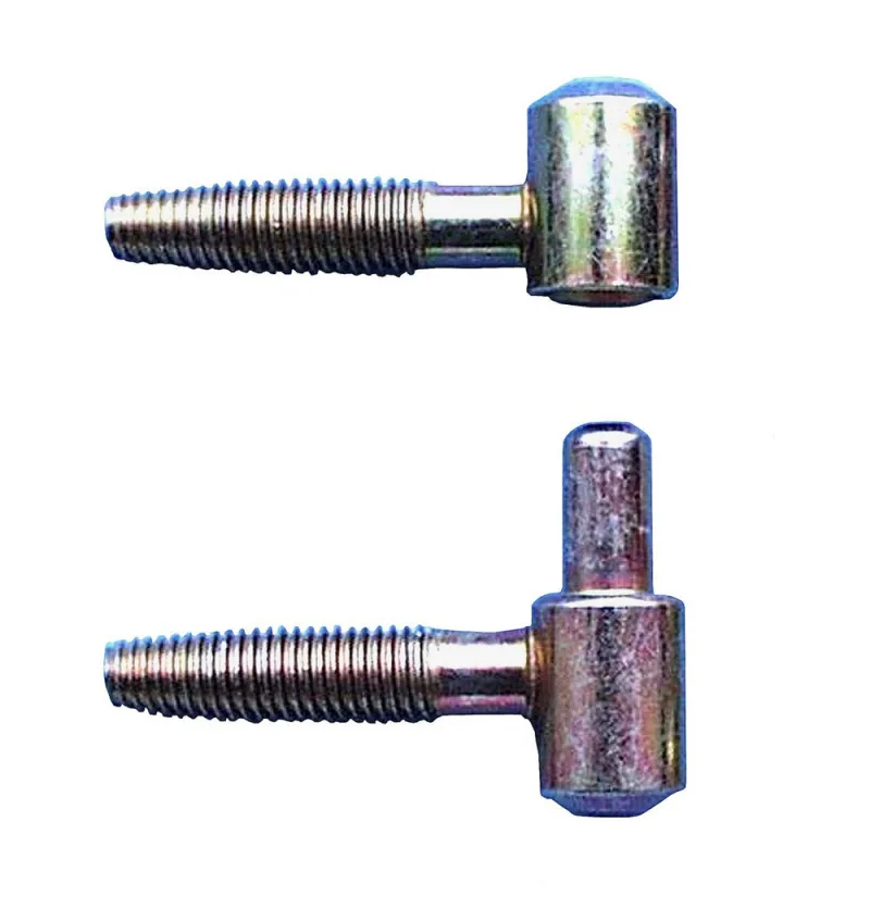 2 Fitsen - type Anuba - vernikkeld - 9x37mm