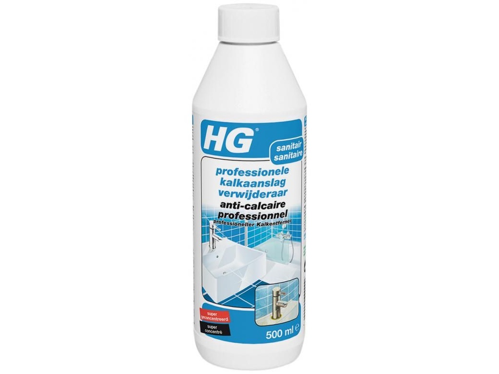 HG PROFESSIONELE KALKAANSLAG VERWIJDERAAR 500ML