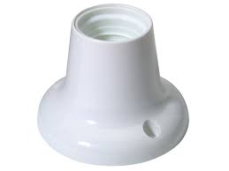 ARMATUUR RECHTS 75W E27 WIT