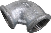 Coude galva 1/2 - 90° FF