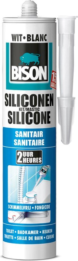 BISON SILICONENKIT KOKER 300ML SAN.WIT