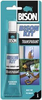 BISON-KIT TRANSPARANT TUBE 100ML BLISTER