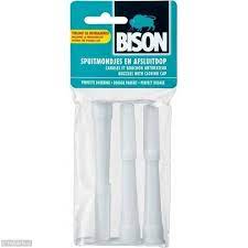 Bison spuitmondjes (3) en afsluitdop (1)