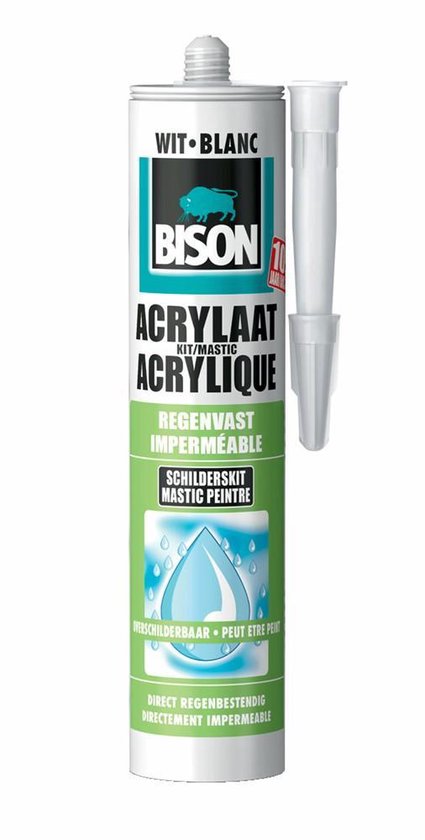 BISON ACRYLAATKIT REGENVAST WIT - 310ML