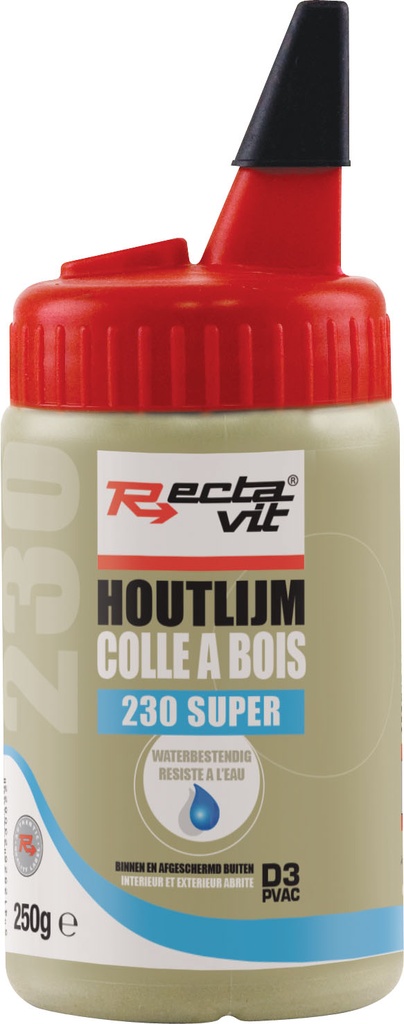 RECTAVIT HOUTLIJM SUPER WATERBESTENDIG - 750GR
