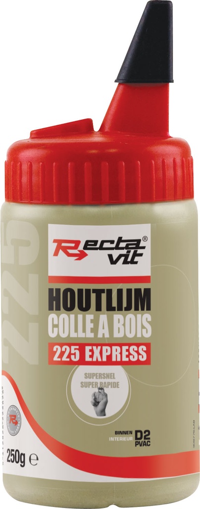 Rectavit houtlijm express wit - 250gr