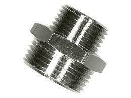 VERLOOPNIPPEL CHROOM 3/4MX1/2M