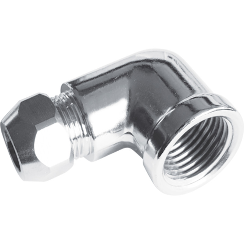 KNIEKOPPELING CHROOM 3/8FX10