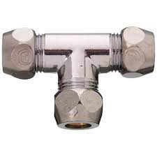 T-STUK CHROOM 10X10X10 MM
