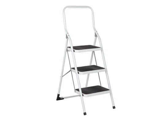 [17512] BIG STEP TRAPLADDER 3 TREDEN WIT