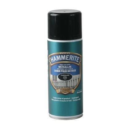 [28163] HAMMERITE SATIJNGLANSLAK SPRAY 400ML ZWART
