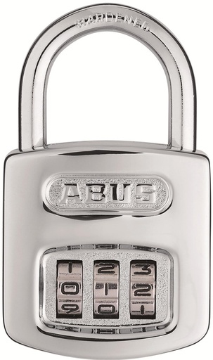 [34360] Abus 160/40 cijferhangslot chroom
