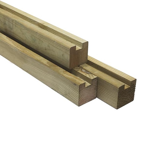 [35462] EINDPAAL 90X90X2700 MM 28 MM PEFC