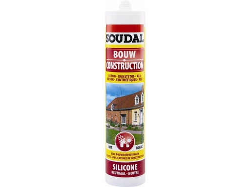 [36895] SOUDAL NEUTRALE SILICONE GRIJS - 310ML
