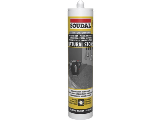 [36903] SOUDAL NATUURSTEENSILICONE MARMERGRIJS - 310ML