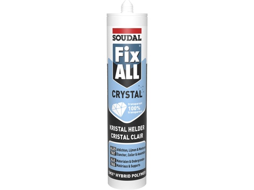 [36919] SOUDAL FIX ALL CRYSTAL KRISTALHELDER - 290ML