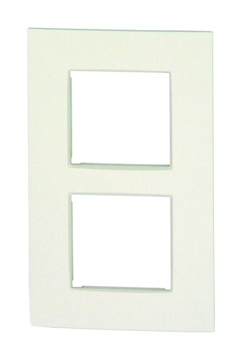 [38540] AFDEKPLAAT 2V VERT INTENSE WHITE