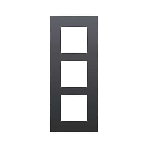 [38563] Niko 3V afdekplaat verticaal antraciet
