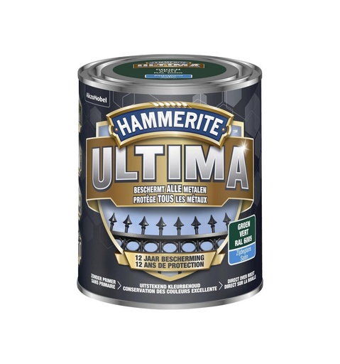 [83017] Hammerite ultima zijdeglans groen / 6005 750ml