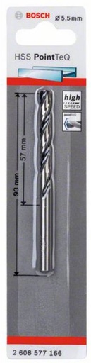 [84370] BOSCH - METAALBOOR HSS POINTEQ 5.5MM