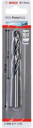 [84372] BOSCH - METAALBOOR HSS POINTEQ 7.5MM