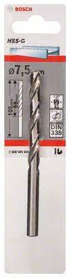 [84392] BOSCH - METAALBOOR HSS-G DIN338 7.5