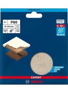 [84622] Bosch - M480 schuurnet 125mm - G80 - 5x