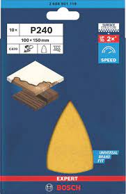 [84856] Bosch - schuurvel - 100x150mm - korrel 240 - 7G - 10x