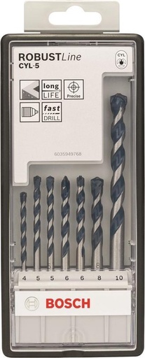 [84426] BOSCH - 7D SET ROBUSTLINE BETONBOOR CYL-5
