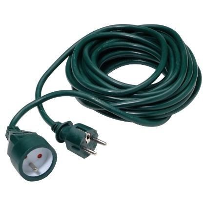 [43554] VERLENGSNOER 10 M GROEN 3G1.5