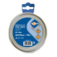 [44501] VTLB 2X0.75 WIT 10M BLISTER