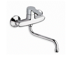 [46168] CRISTINA MUURKRAAN MET S BEK CHROOM