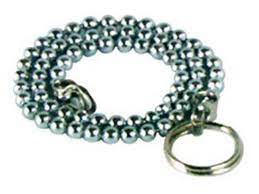 [12767] OH ketting verkr. + 2 ringen 50cm