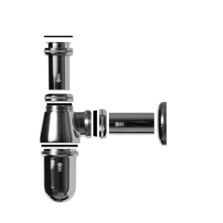 [12866] Bekersifon Wastafel Chroom 5/4X32