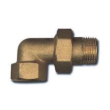 [13698] Kniekoppeling Messing 1/2 Mf