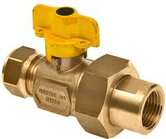 [14161] Aardgaskraan Chroom 1/2F X 15 Bic