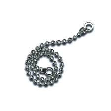 [14270] Parelketting 26 Cm Verchroomd