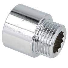 [17171] Verlengstuk 1/2 - 15 Mm Chroom