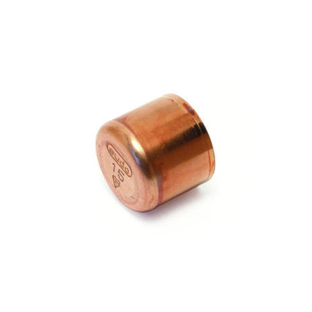 [20418] Koper Kap 22 Mm Rood