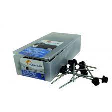 [29170] AQUAPLAN TOPLINE NAGELS ZWART - 100ST
