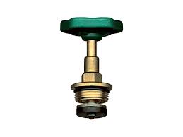 [41541] Bovenstuk Met Wiel 1/2 Messing