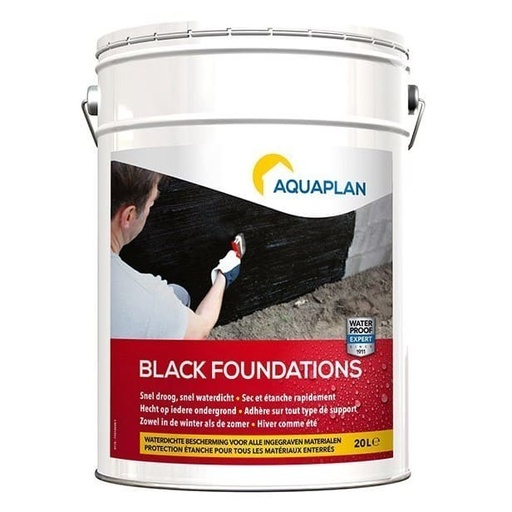 [50047] Aquaplan Black Foundations 20L