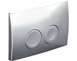 [57986] Geberit Delta Bedieningspaneel Mat Chroom