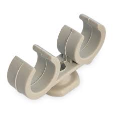 [59782] GVS vorkklem dubbel 16-18mm grijs (25st)