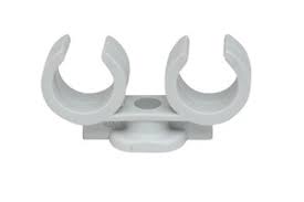 [59783] Vorkklem Grijs Dubbel 20-22Mm /25St